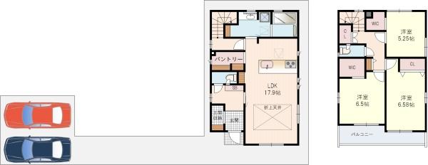 枚方市香里ヶ丘12丁目2号棟全5区画