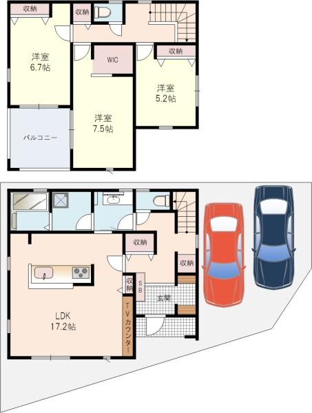 枚方市交北1丁目3号棟全4区画