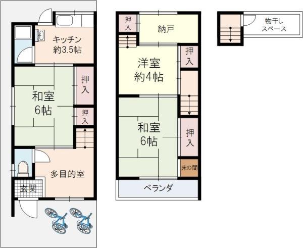 守口市大宮通3丁目連棟テラス(借地権付)オーナーチェンジ