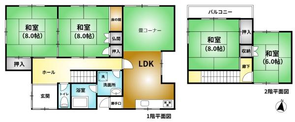 桑名市多度町戸津の中古一戸建