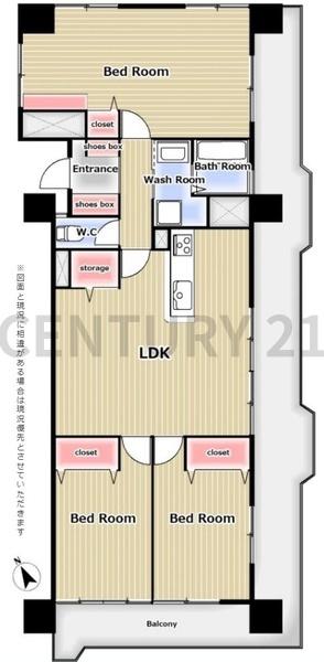 中部マンション406号