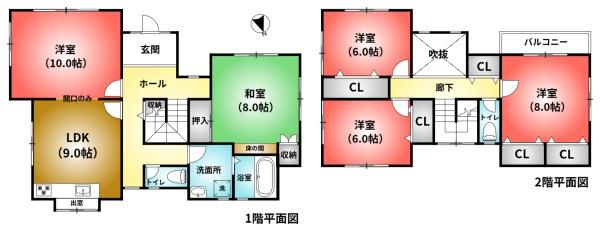 桑名市新西方４丁目の中古一戸建て