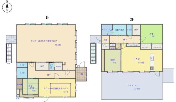 八街市滝台　事務所付き戸建て
