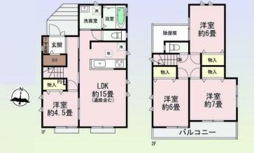 豊田市宝来町全2棟1号棟　新築戸建て