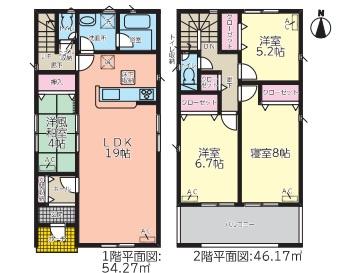 豊田市下市場町全6棟1号棟　新築戸建て