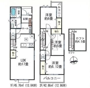 刈谷市熊野町　全2棟2号棟　新築戸建て