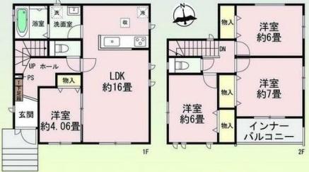 豊田市明和町全3棟2号棟　新築戸建て