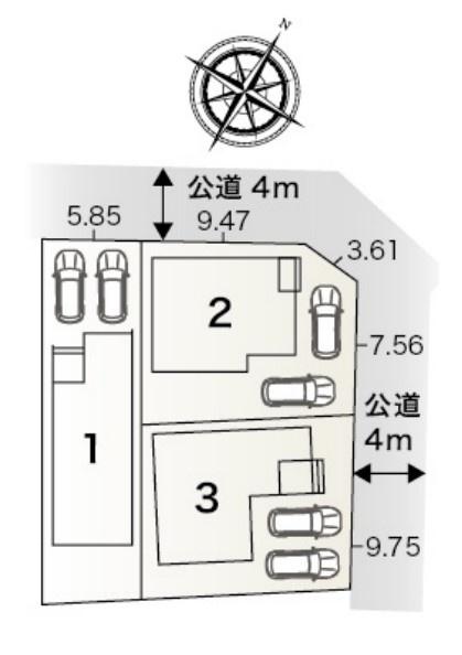 豊田市水源町全3棟1号棟　新築戸建て