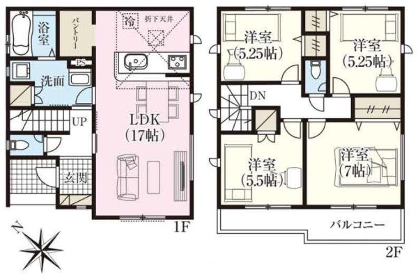 豊田市大島町　新築戸建て　全3棟　3号棟