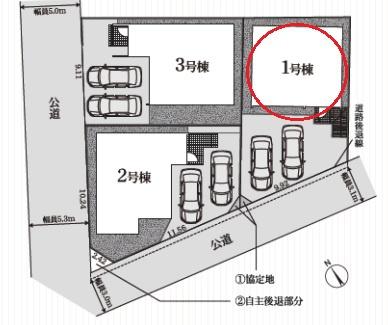額田郡幸田町菱池全3棟1号棟　新築戸建て
