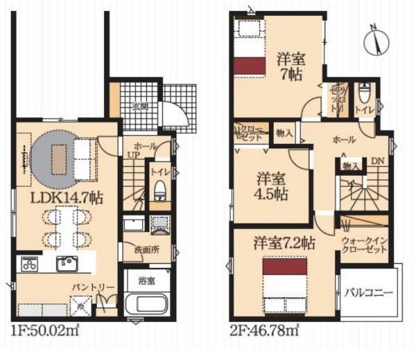 蒲郡市元町第1　新築戸建て全1棟　1号棟
