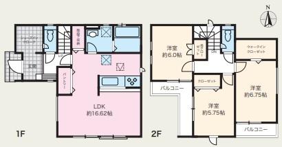 岡崎市真伝町　新築戸建て全2棟　2号棟