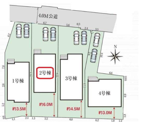 岡崎市伊賀町　新築戸建て　全4棟　2号棟