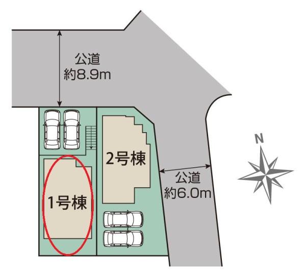 岡崎市細川町鳥ヶ根　全2棟　1号棟