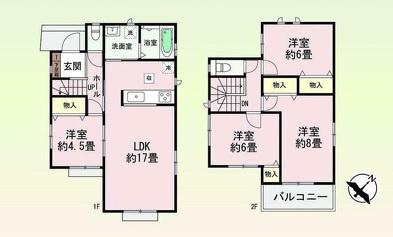 豊田市竹元町全2棟1号棟　新築戸建て