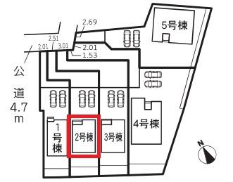 西尾第65一色町松木島全5棟2号棟　新築戸建て