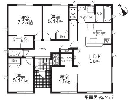西尾第65一色町松木島全5棟5号棟　新築戸建て