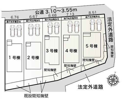 知立第19上重原町全5棟3号棟　新築戸建て