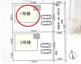 西尾市一色町一色第25全2棟1号棟　新築戸建て