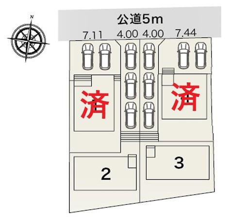 刈谷市小山町全4棟2号棟　新築戸建て