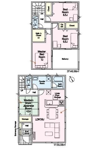 岡崎市東大友町全4棟4号棟　新築戸建て