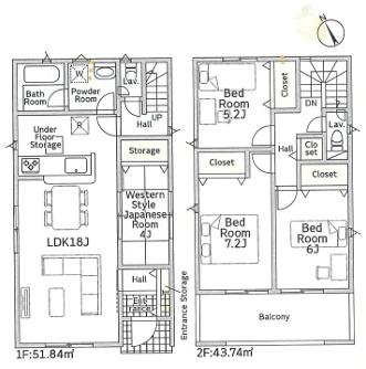 碧南市踏分町全2棟2号棟　新築戸建て