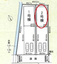 碧南市踏分町全2棟2号棟　新築戸建て
