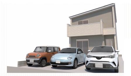 蒲郡市竹谷町　新築戸建て全3棟　3号棟