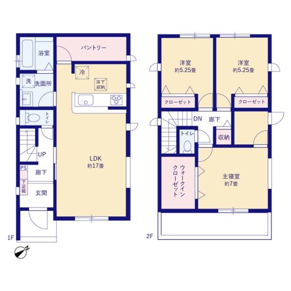豊田市本町　新築戸建て　全2棟　1号棟