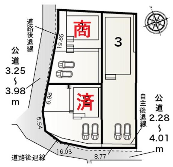 豊川第64御津町全3棟3号棟　新築戸建て