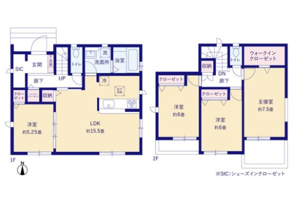 碧南市大浜上町全3棟2号棟　新築戸建て