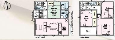 西尾市一色町松木島全9棟3号棟　新築戸建て