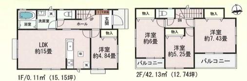 豊田市明和町全2棟A号棟　新築戸建て