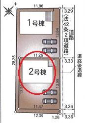 みよし市三好町全2棟2号棟　新築戸建て