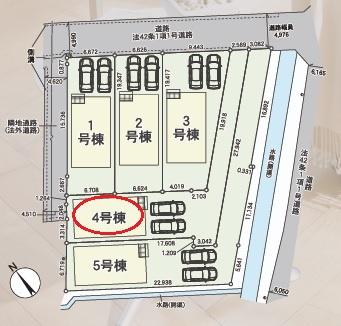 高浜市小池町全5棟4号棟　新築戸建て