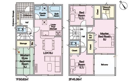 安城市根崎町全4棟2号棟　新築戸建て