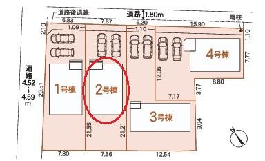 安城市根崎町全4棟2号棟　新築戸建て