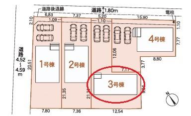 安城市根崎町全4棟3号棟　新築戸建て