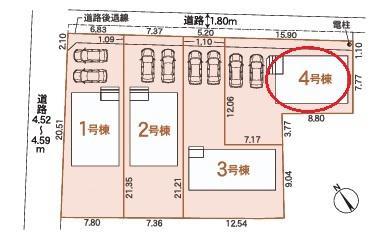 安城市根崎町全4棟4号棟　新築戸建て