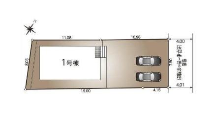 豊田市西中山町全1棟1号棟　新築戸建て