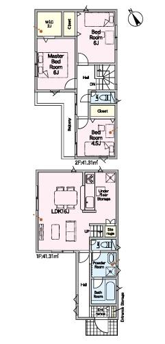 岡崎市大西町全3棟3号棟　新築戸建て