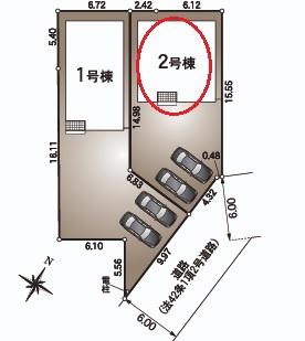 豊田市豊栄町全2棟2号棟　新築戸建て
