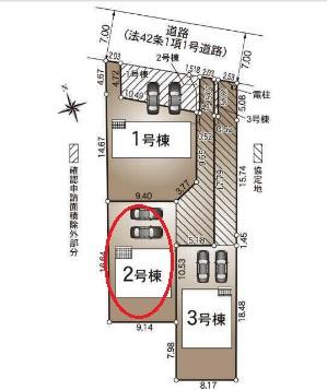 西尾市奥田町全3棟2号棟　新築戸建て