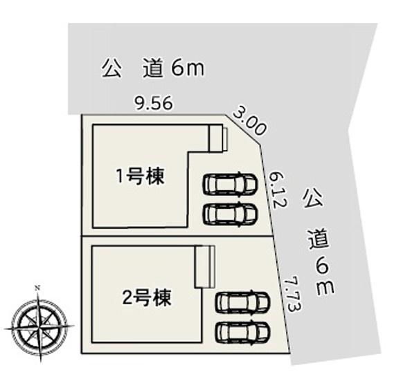 岡崎市青木町全2棟2号棟　新築戸建て