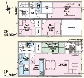 豊田市志賀町全2棟2号棟　新築戸建て