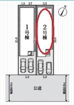 豊田市住吉町　新築戸建て全2棟2号棟