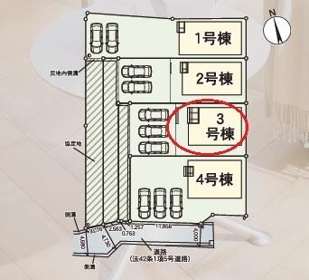 豊田市堤町全4棟3号棟　新築戸建て