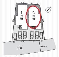 刈谷市重原本町　新築戸建て全2棟2号棟