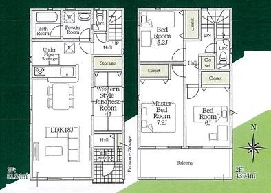 高浜市稗田町全2棟1号棟　新築戸建て