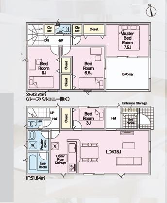 みよし市福田町全3棟3号棟　新築戸建て